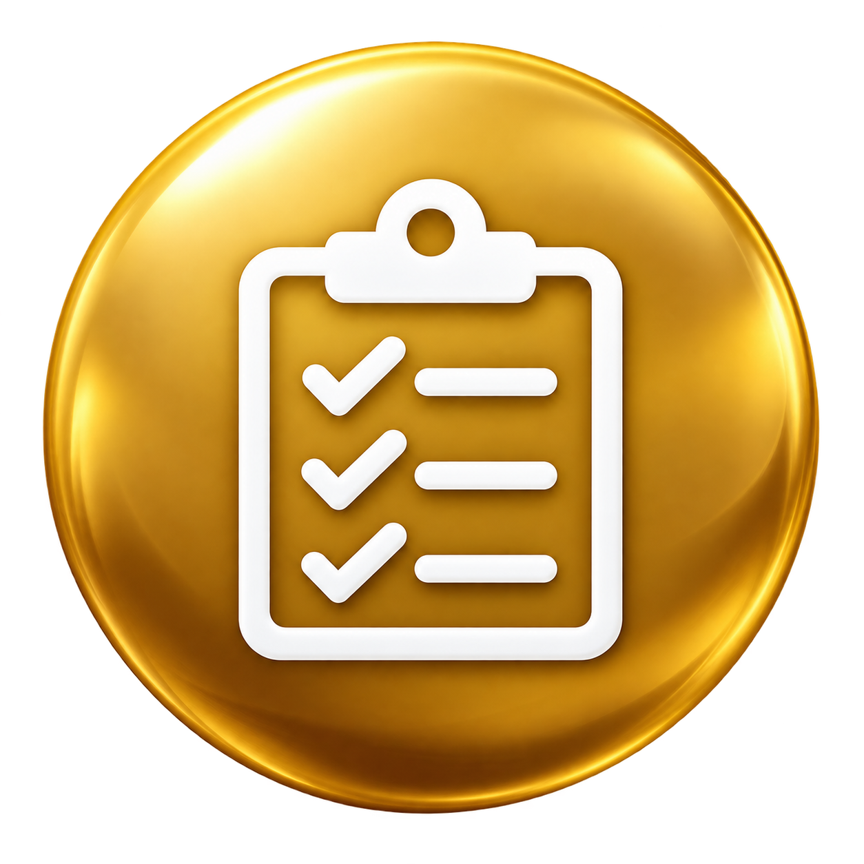 Project and program support checklist icon